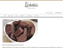 Tablet Screenshot of listotic.com